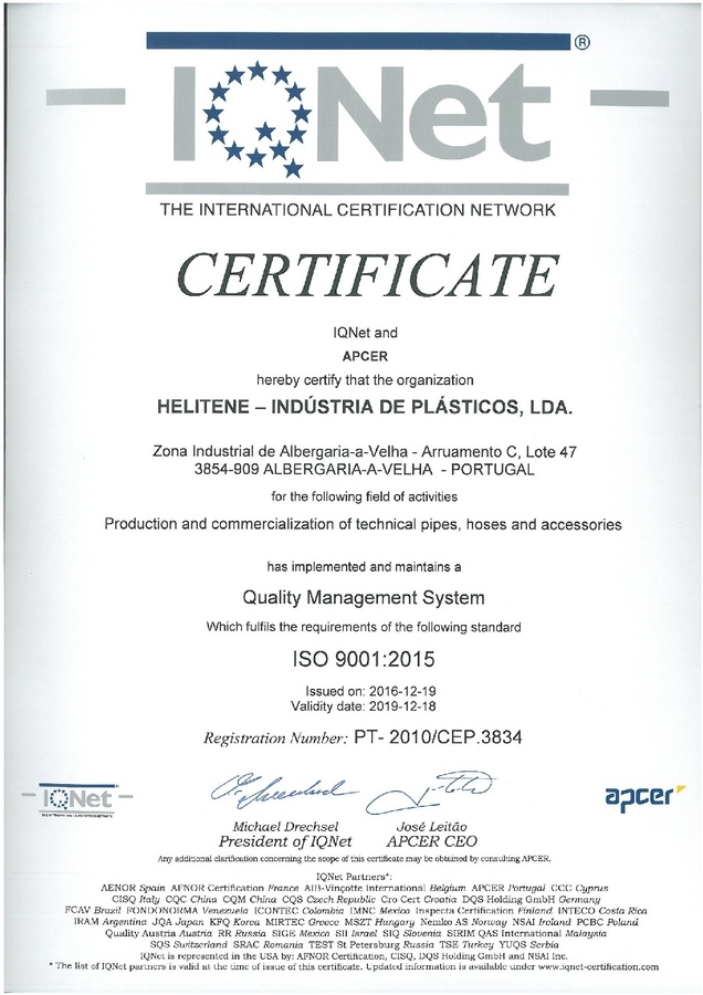 IQNET ISO 9001:2015