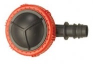 Valve of drainage , end of line